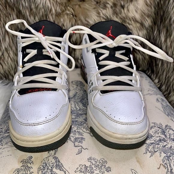 Nike Air Jordan size 6Y - 317821-161 White/Black - Picture 4 of 9